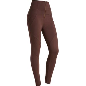 Freddy Pantaloni WR.UP® vita alta con inserti ribbed French Roast Donna Extra Large