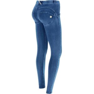 Freddy Jeggings push up WR.UP® superskinny jersey-denim organico Light Blue-Seams On Tone Donna Small