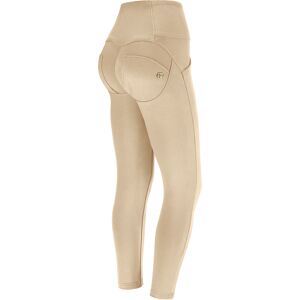 Freddy Pantaloni push up WR.UP® 7/8 superskinny vita alta con bottoni Warm Sand Donna Medium