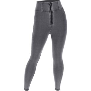 Freddy Jeggings WR.UP® 7/8 curvy con gamba superskinny vita alta Gray Jeans-Yellow Seams Donna Extra Small