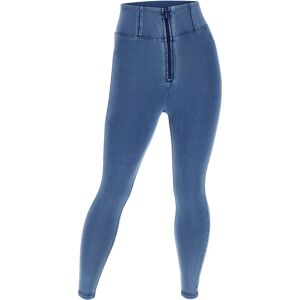 Freddy Jeggings WR.UP® 7/8 curvy con gamba superskinny vita alta Light Blue-Seams On Tone Donna Extra Small