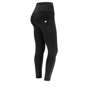 Freddy Jeggings push up WR.UP® 7/8 superskinny vita alta con zip Jeans Nero-Cuciture In Tono Donna Xxs