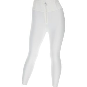 Freddy Pantaloni push up WR.UP® curvy 7/8 superskinny similpelle Bianco Donna Extra Large