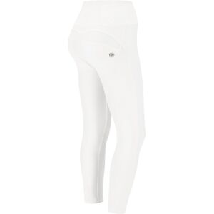 Freddy Pantaloni push up WR.UP® 7/8 superskinny vita alta similpelle Bianco Donna Medium