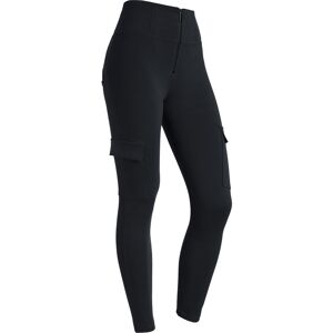 Freddy Pantaloni push up WR.UP® in jersey con tasche cargo Nero Donna Extra Large