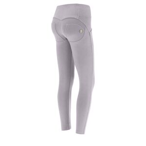 Freddy Pantaloni push up WR.UP® 7/8 vita media cotone organico Gull Gray Donna Extra Large