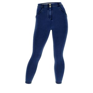 Freddy Jeggings push up WR.UP® 7/8 curvy con gamba superskinny Dark Jeans-Yellow Seam Donna Extra Small