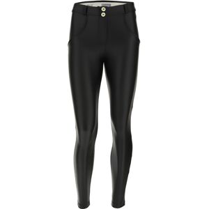 Freddy Pantaloni push up WR.UP® 7/8 superskinny similpelle ecologica Nero Donna Small