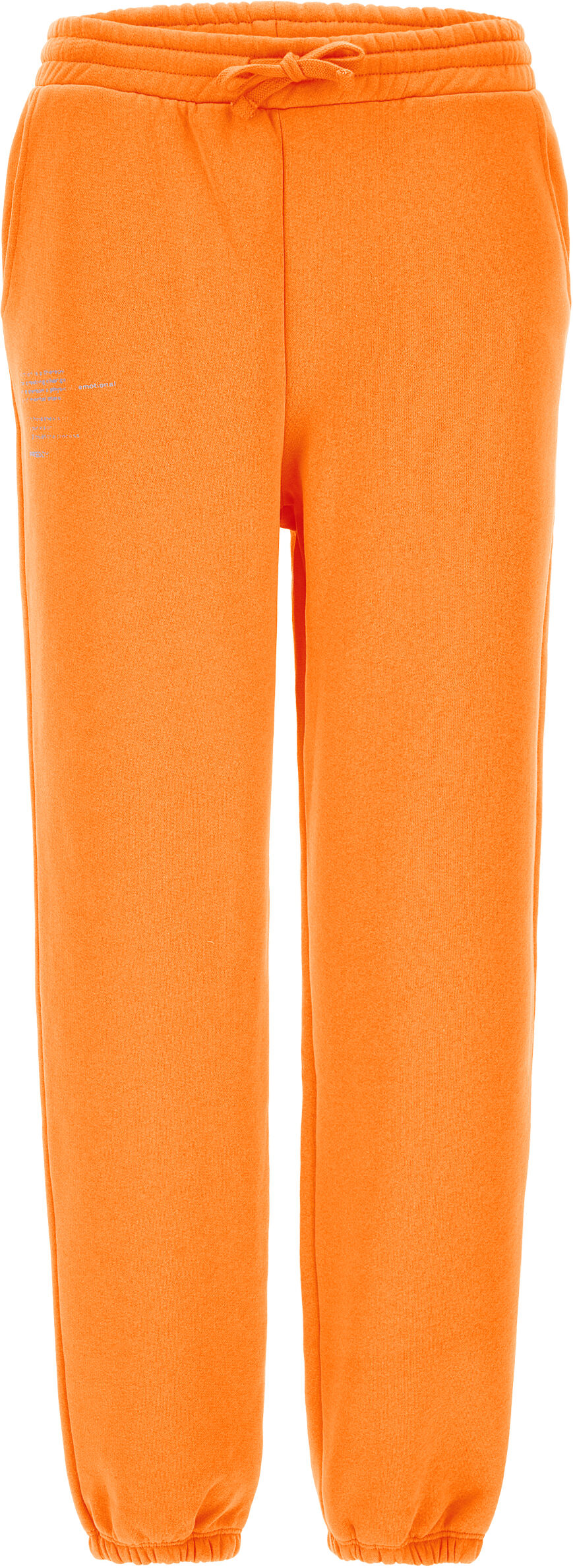 freddy pantaloni sportivi in felpa con stampa lettering sul fianco mandarin orange donna medium