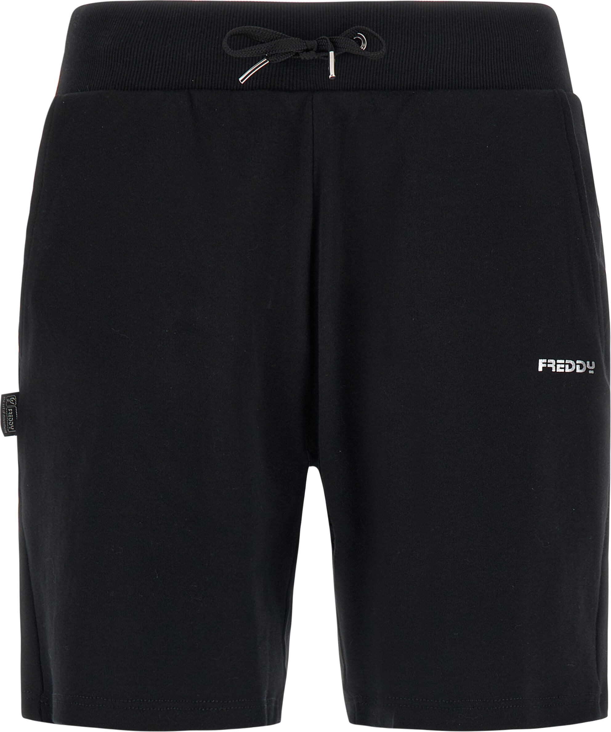 freddy pantaloncini sportivi vita in costina con coulisse nero donna medium