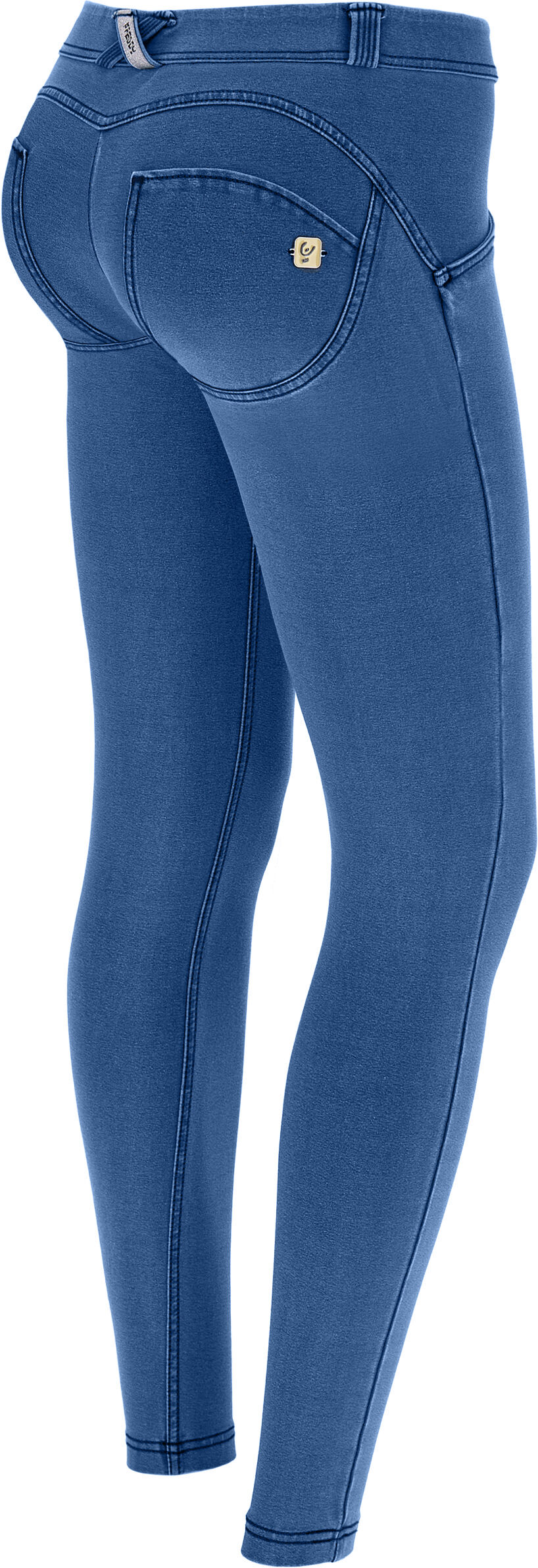 freddy jeggings push up wr.up® vita bassa superskinny light blue-seams on tone donna medium