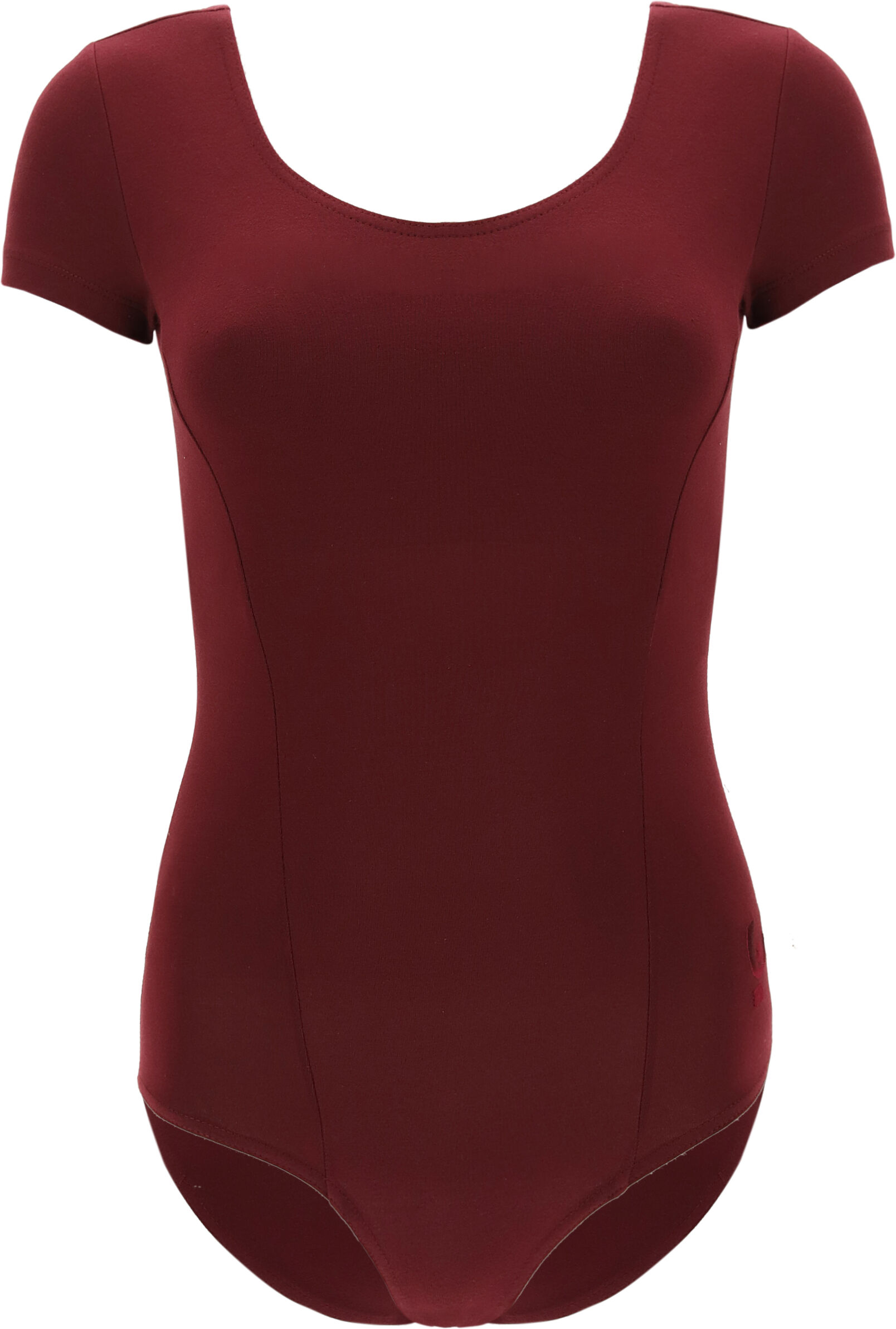 Freddy Body danza a manica corta Bordeaux Donna Large