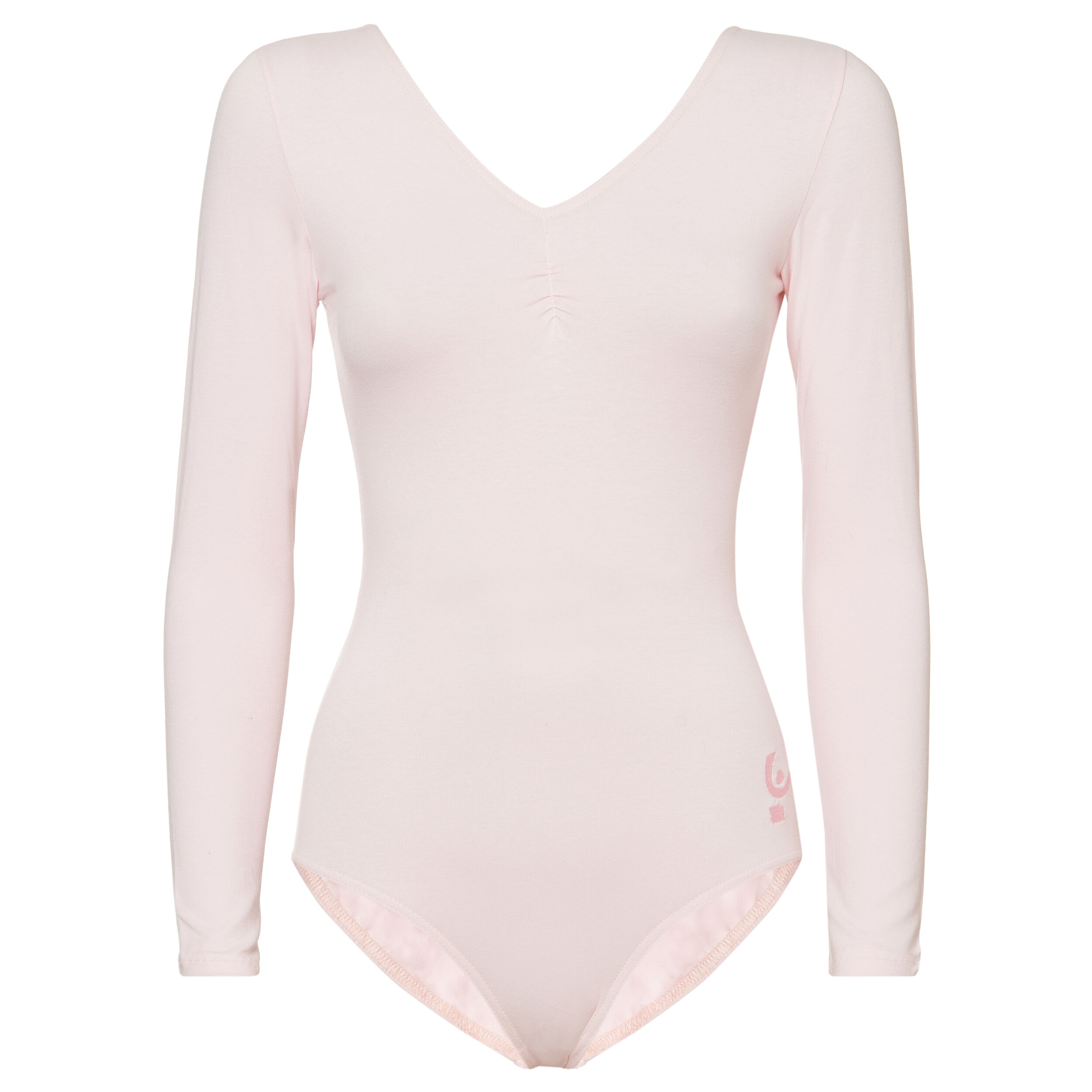 Freddy Body a manica lunga in cotone Rosa Tenue Donna Large