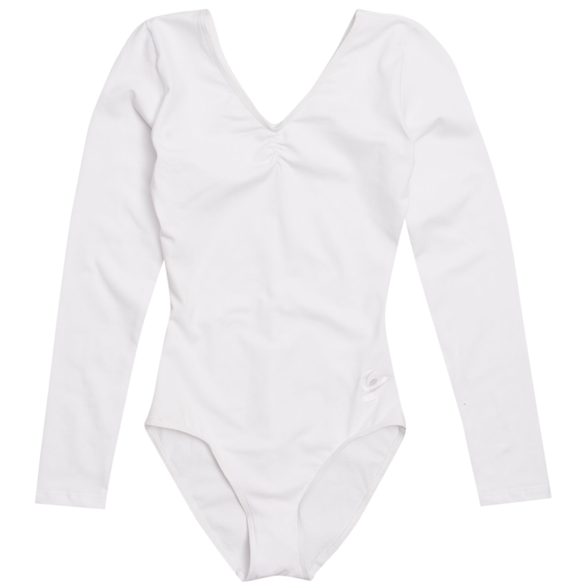 Freddy Body a manica lunga in cotone White Donna Small