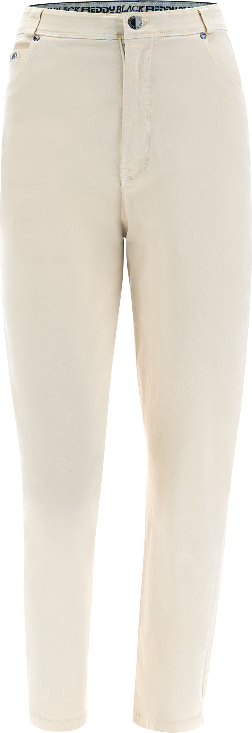 Freddy Pantaloni  BLACK 7/8 vita alta tessuto navetta beige Macadamia Donna Medium