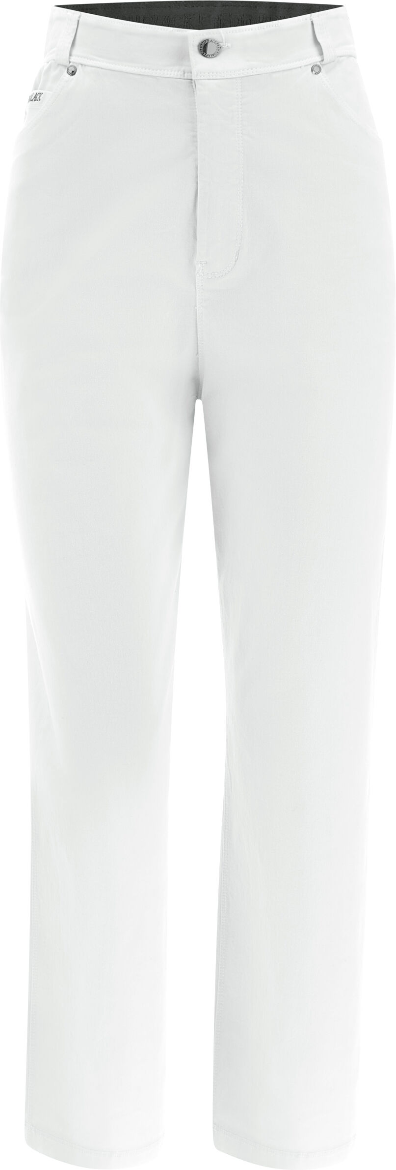 Freddy Pantaloni  BLACK 7/8 vita alta tessuto navetta bianco Bianco Donna Large