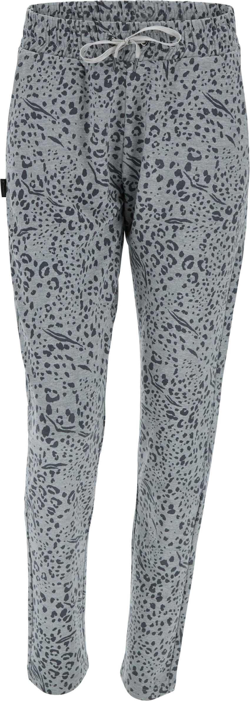 Freddy Pantaloni mélange a sigaretta stampa animalier all-over Gray Leopard Animalier Donna Extra Large