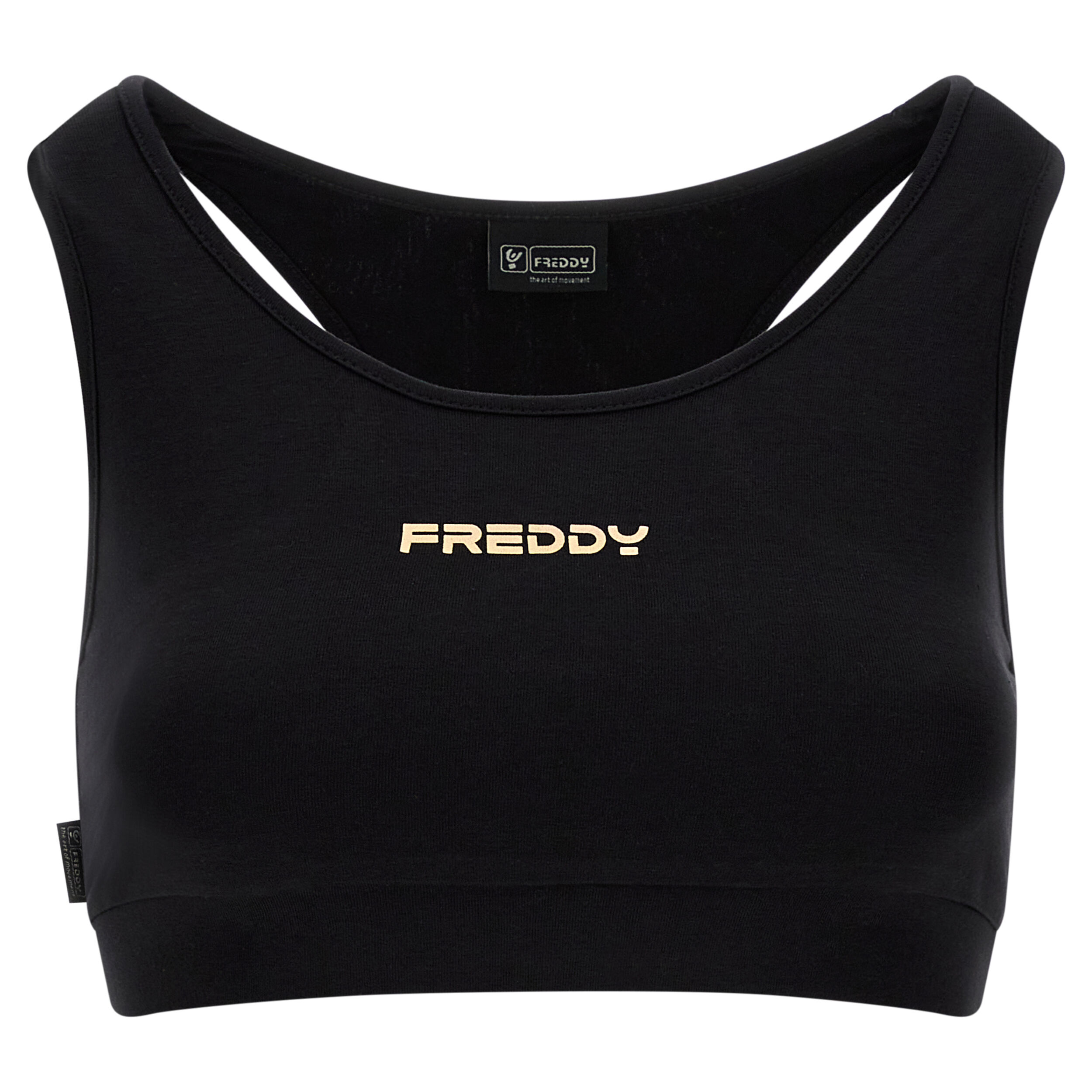 Freddy Reggiseno sportivo supporto medio in heavy jersey stretch Nero Donna Extra Large