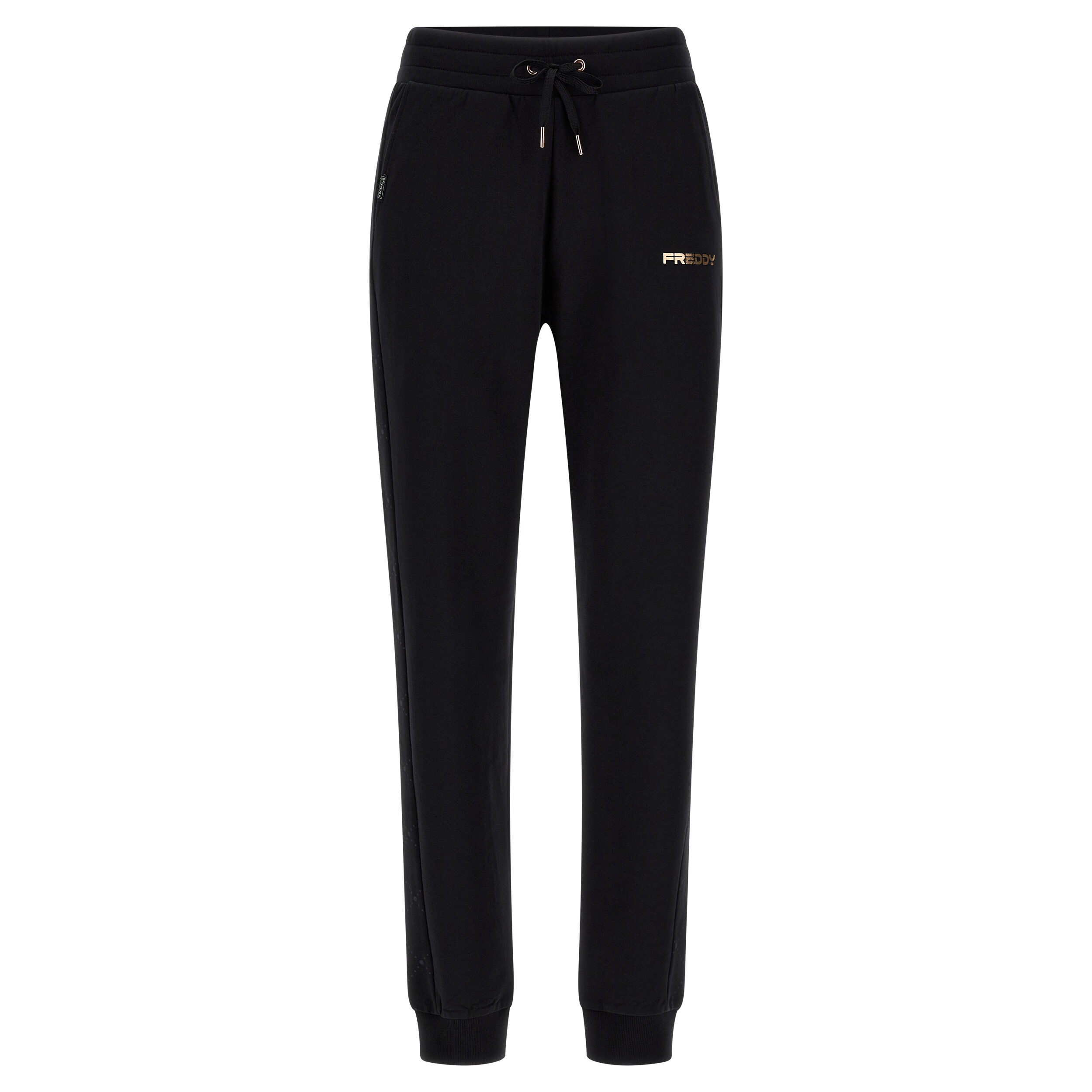 Freddy Pantaloni in felpa con stampa in tono sulle lunghezze Nero Donna Extra Small