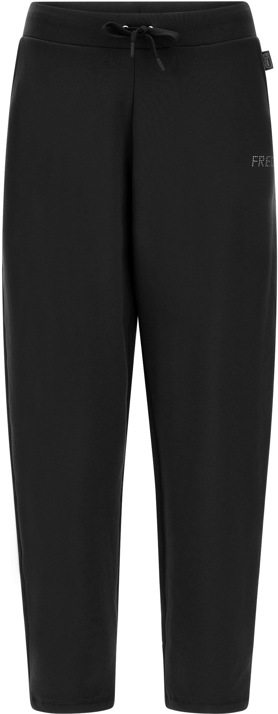 Freddy Pantaloni cropped carrot fit in felpa garzata Nero Donna Small