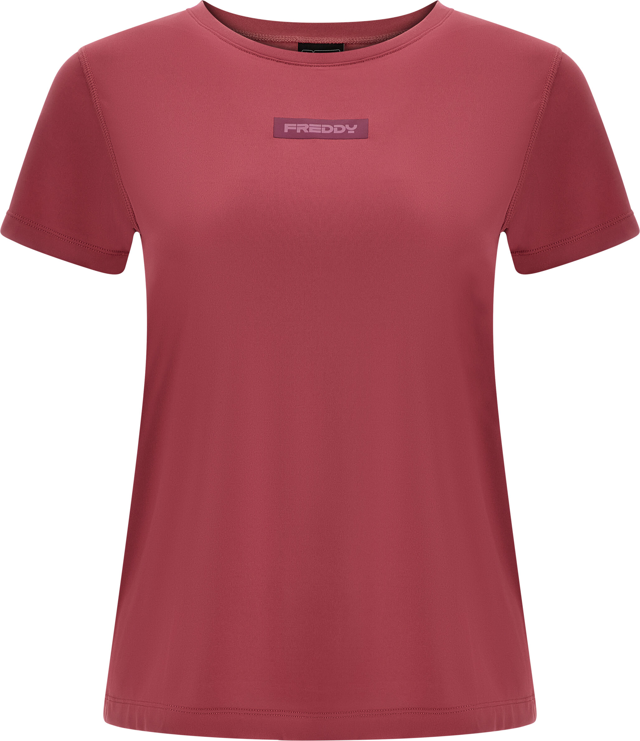 Freddy T-shirt in tessuto tecnico con piccolo logo in tono colore Malaga Donna Medium