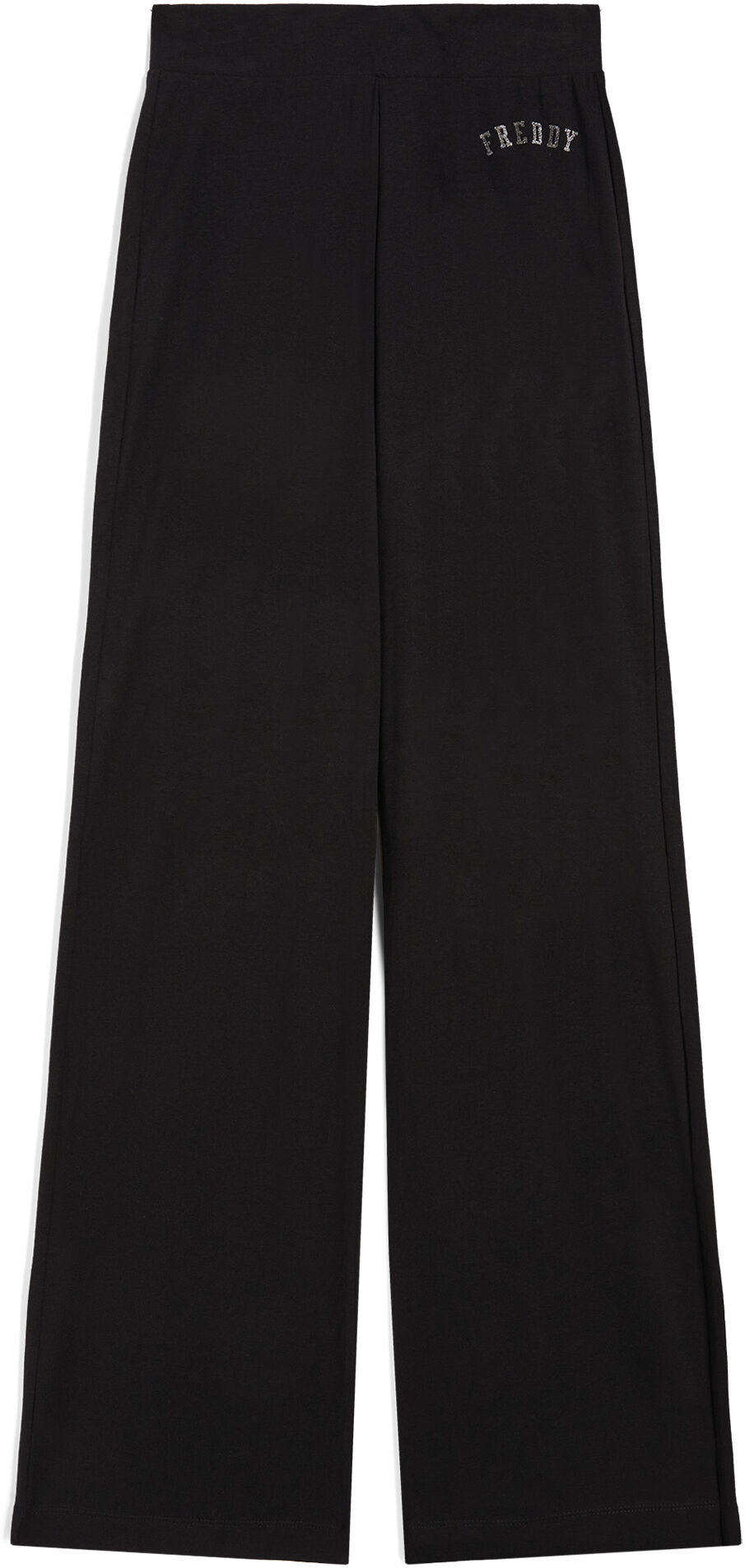 Freddy Pantaloni palazzo in heavy jersey stretch Nero Donna Small