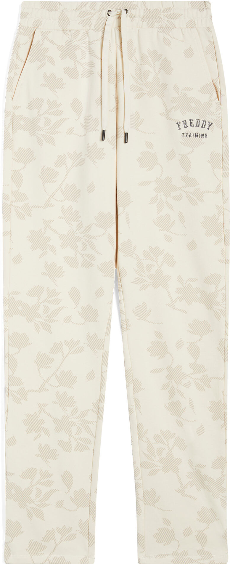 Freddy Pantaloni in felpa con stampa floreale in tono Allover Flower White Donna Medium