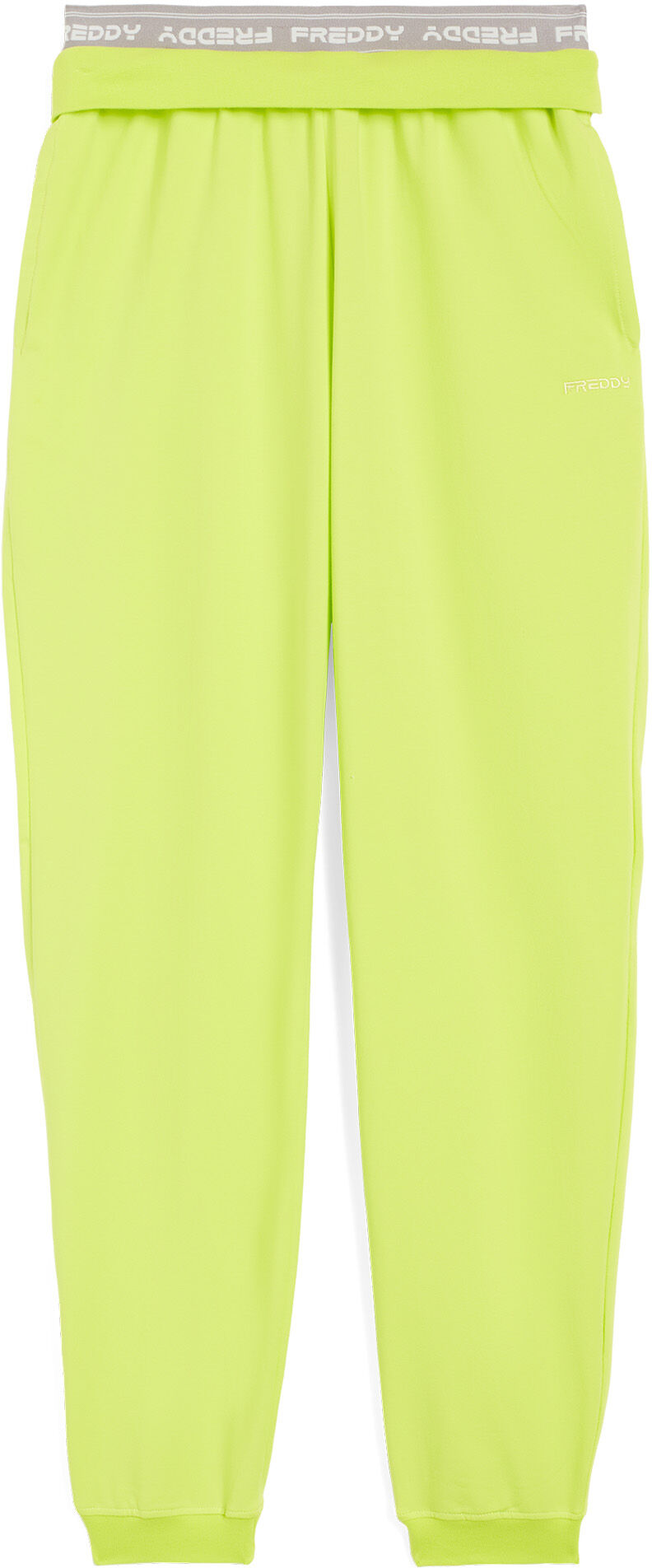 Freddy Pantaloni joggers in jersey con elastico logato scopribile Evening Primrose Donna Medium