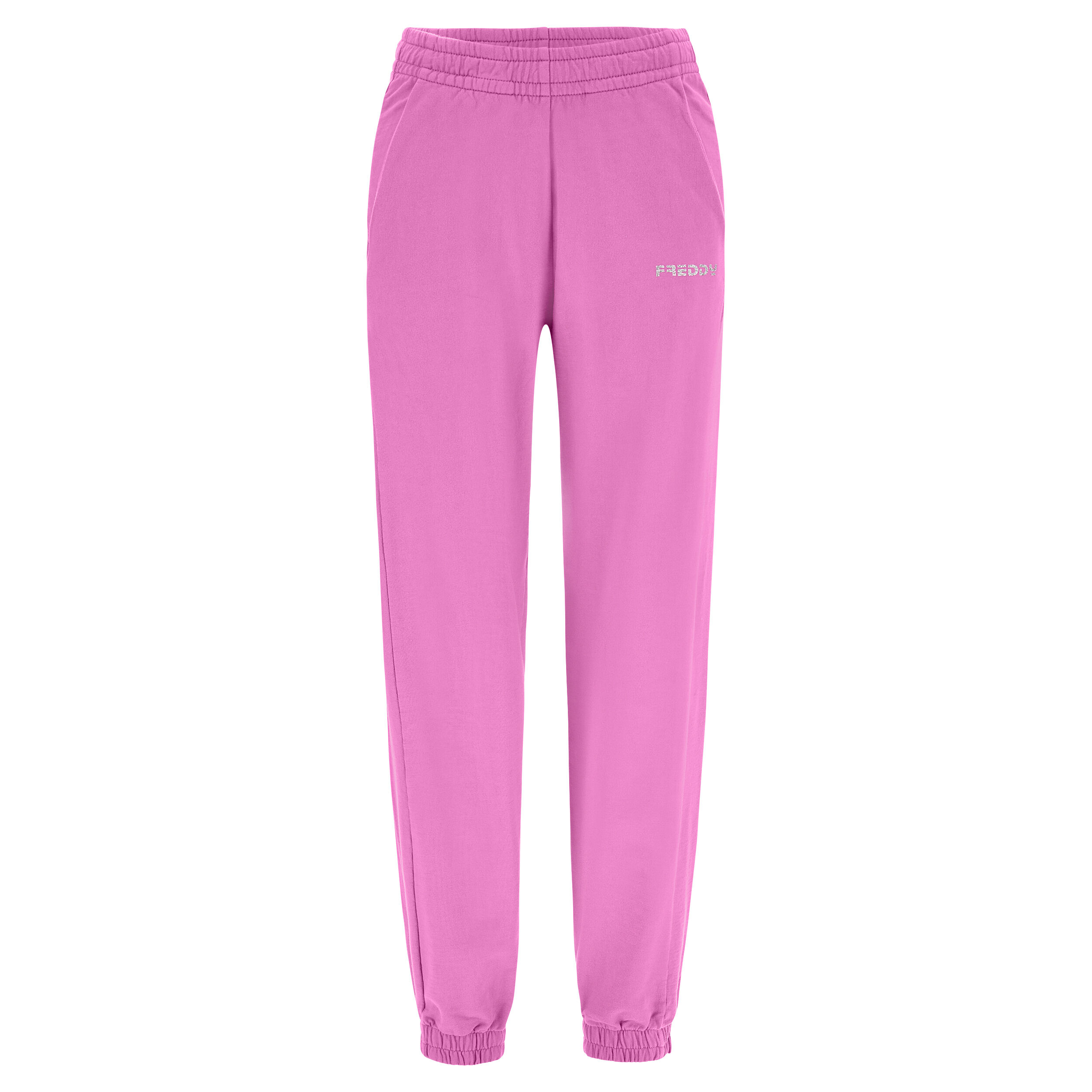 Freddy Pantaloni sportivi in french terry vita e fondo con elastico Springcrocus Direct Dyed Donna Small