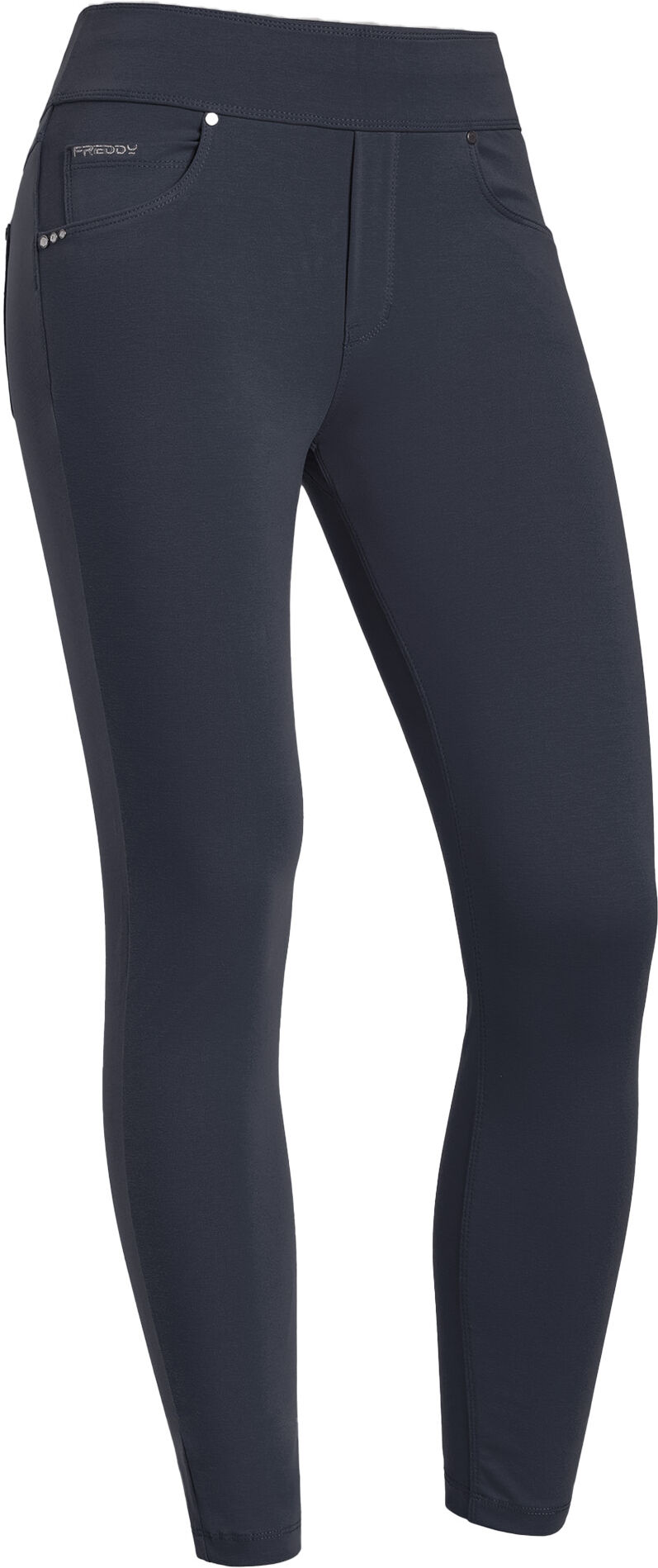 Freddy Leggings N.O.W.® superskinny vita media in jersey organic Blu Navy Donna Large