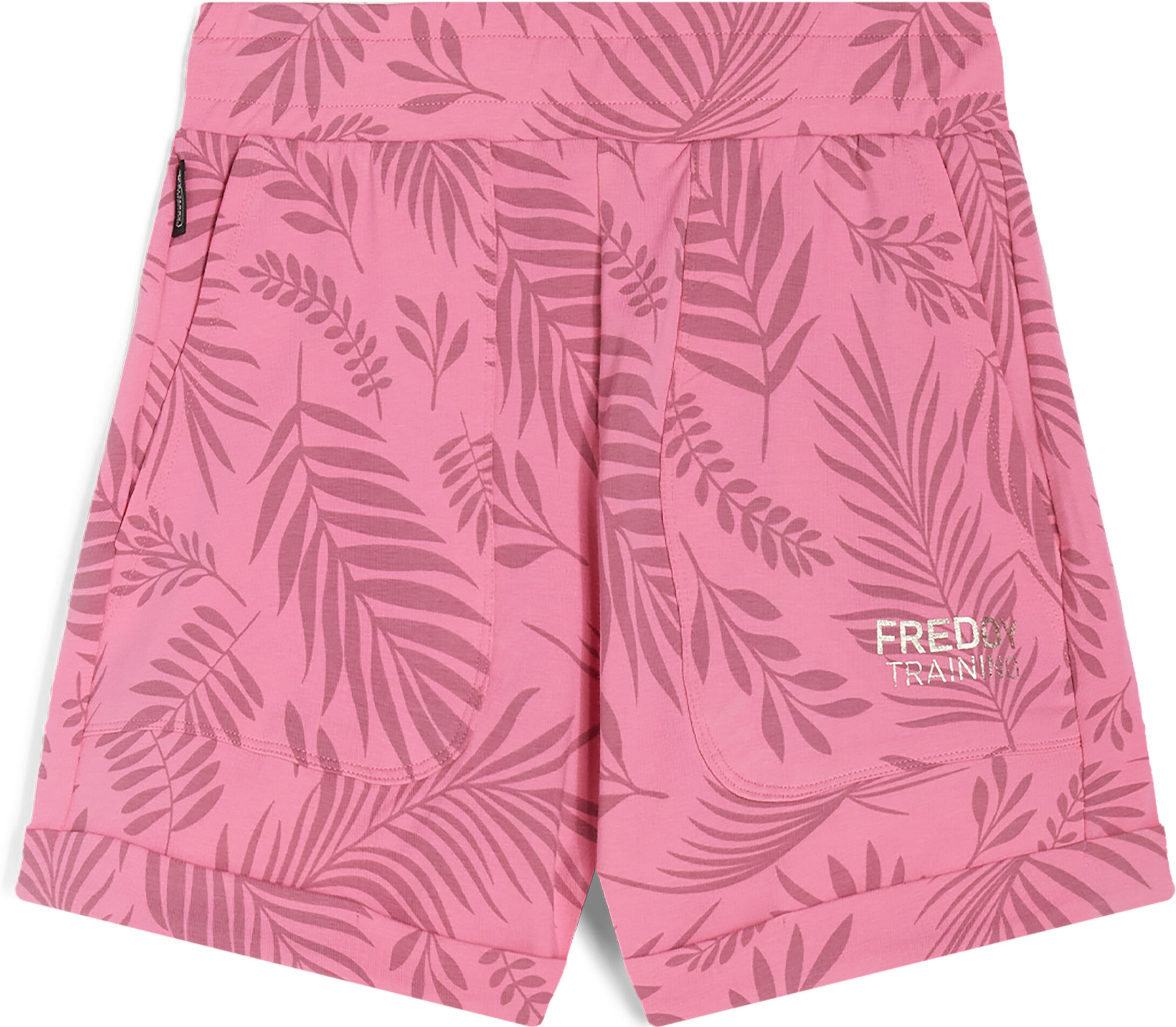 Freddy Shorts in jersey stampa foliage tropicale Allover Leaves Pink Donna Medium