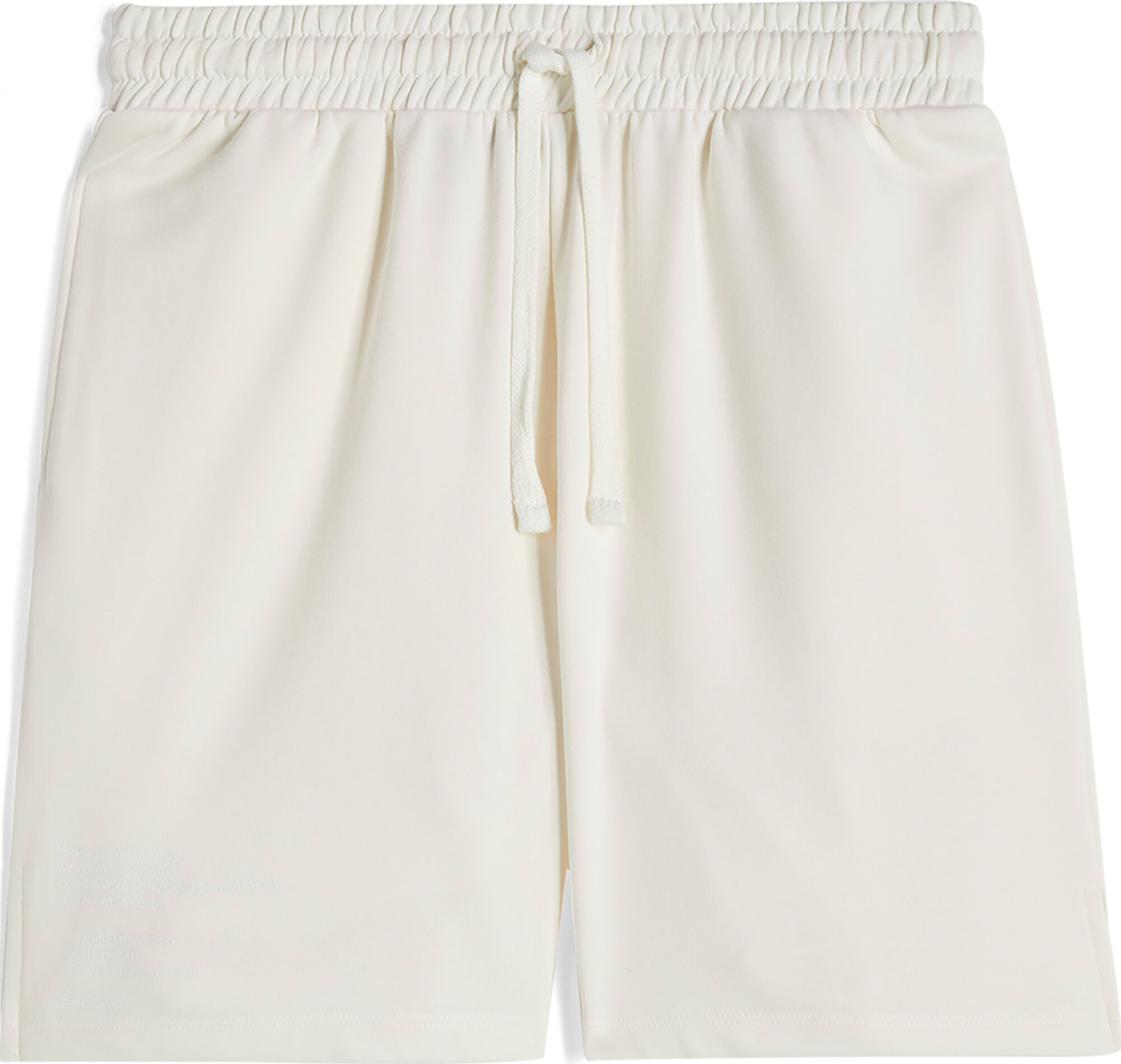 Freddy Pantaloncini donna in french terry con piccola grafica in tono White Alyssum Donna Extra Small