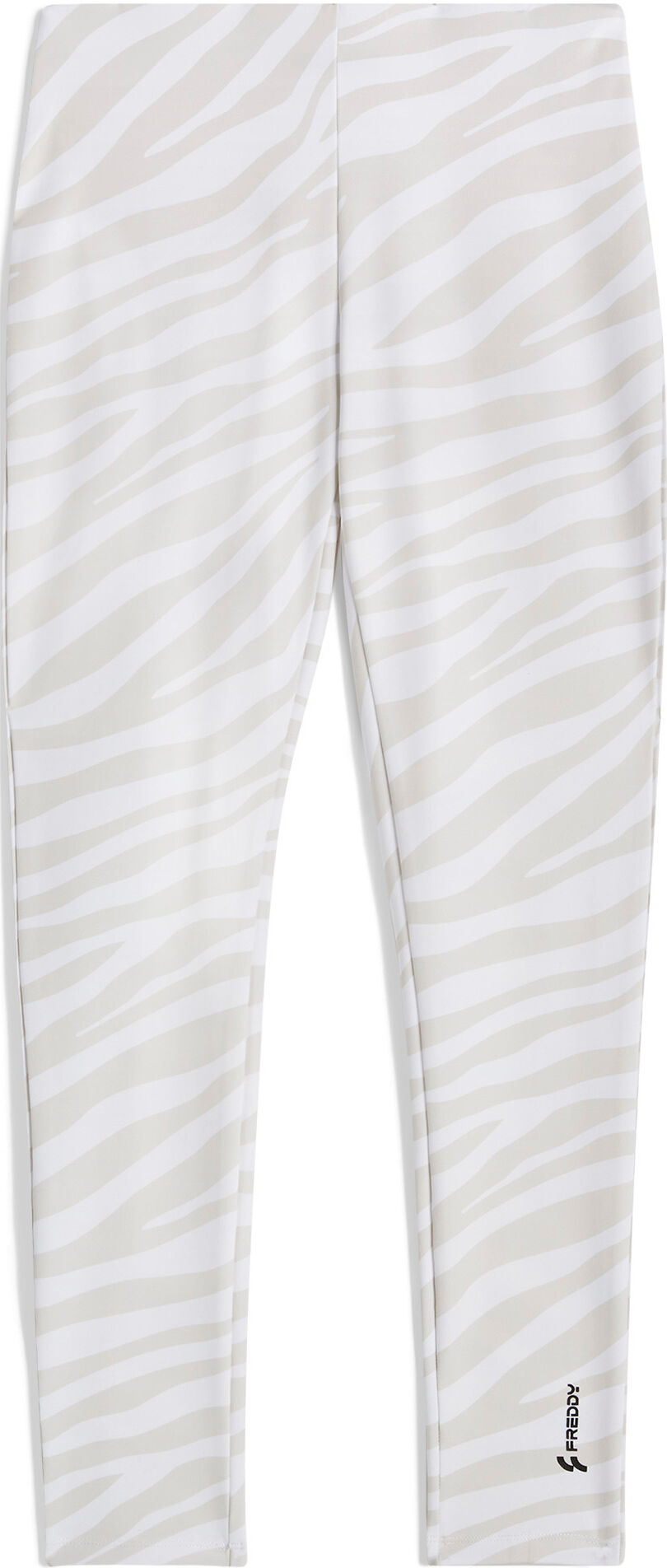 Freddy Leggings in jersey stretch stampa zebrata in tono Zebra Animalier - White Donna Medium