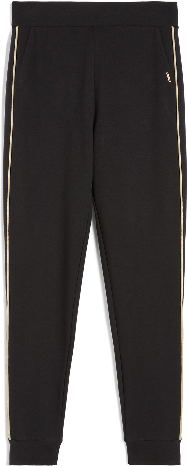 Freddy Pantaloni in jersey con dettaglio a contrasto sulle lunghezze Nero Donna Large