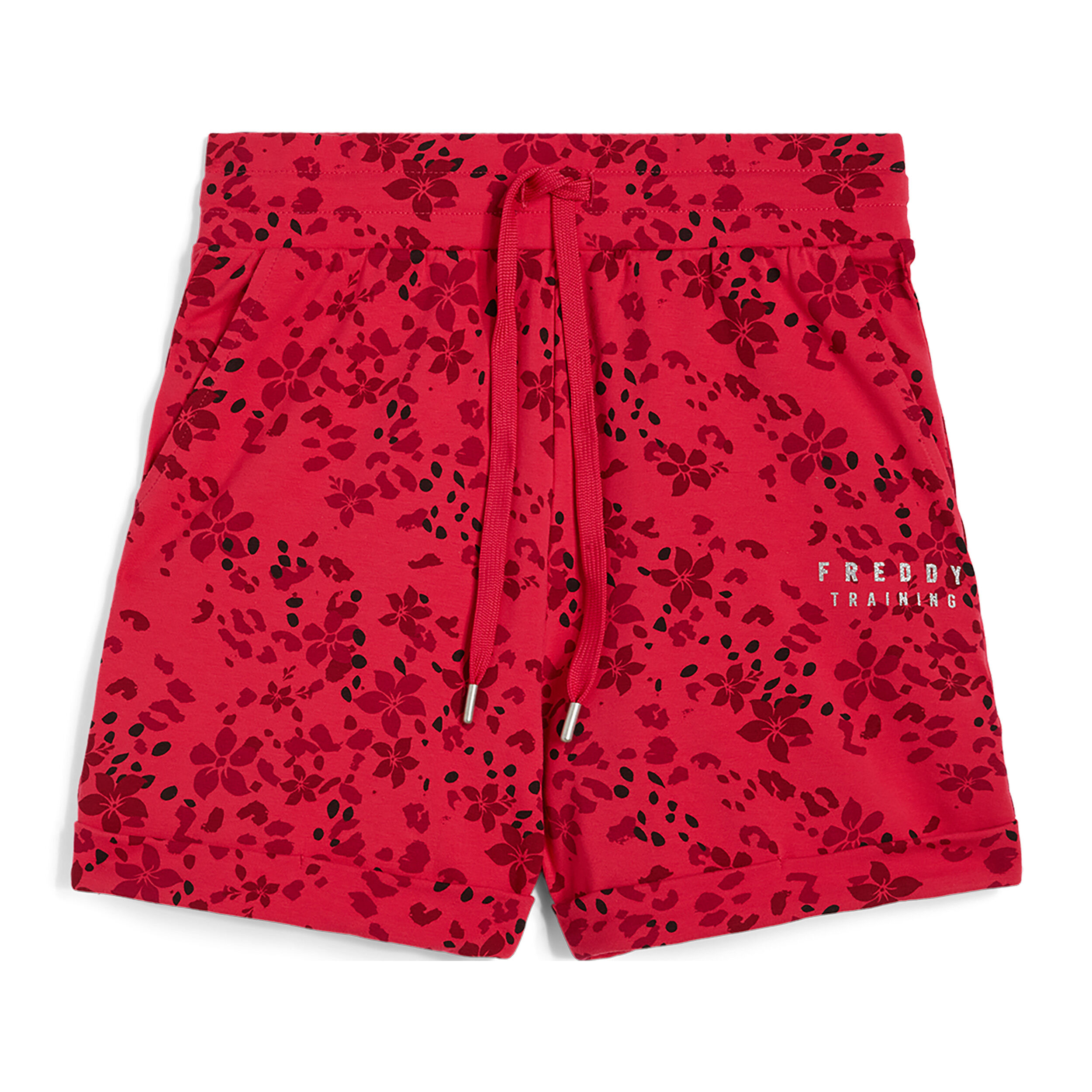 Freddy Shorts donna in heavy jersey stampa floreale allover Fuchsia Animal-Flower Allover Donna Small