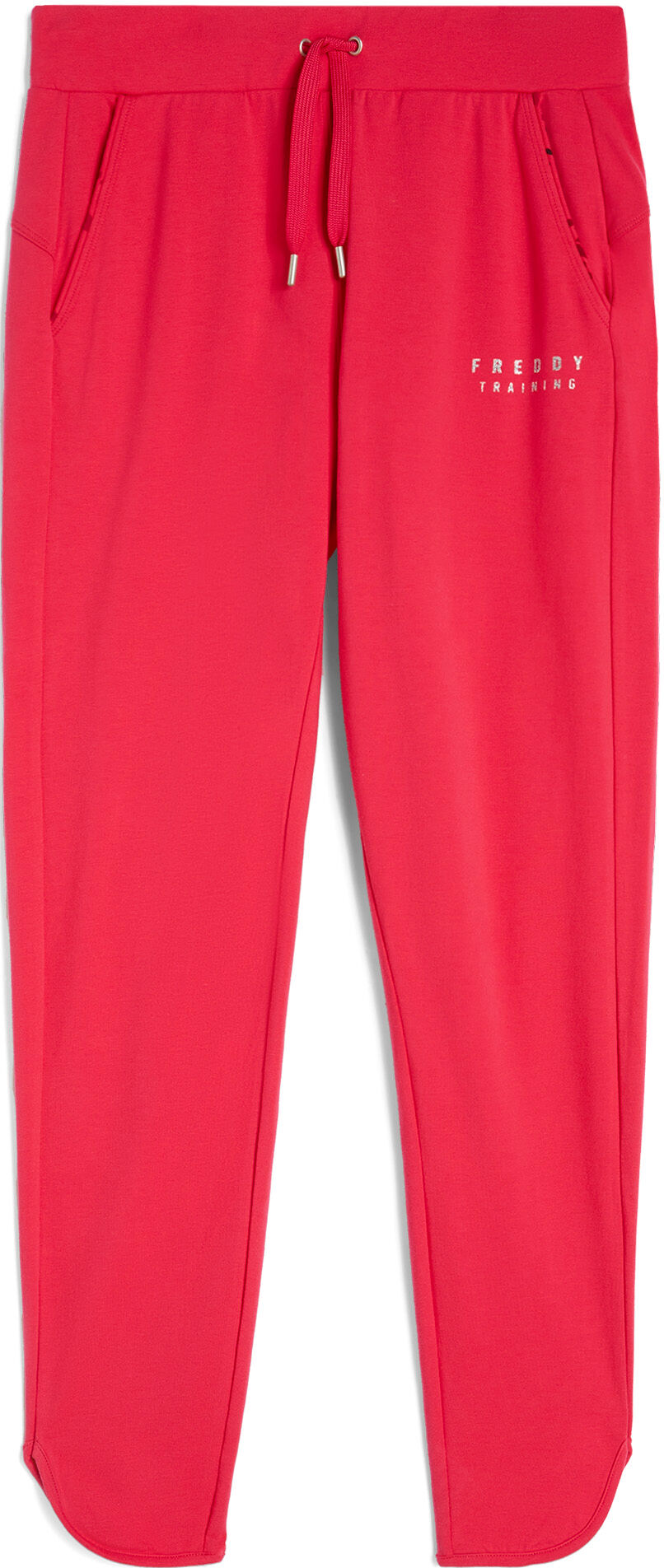 Freddy Pantaloni sportivi da donna con micro spacchi sul fondo Rose Red Donna Small