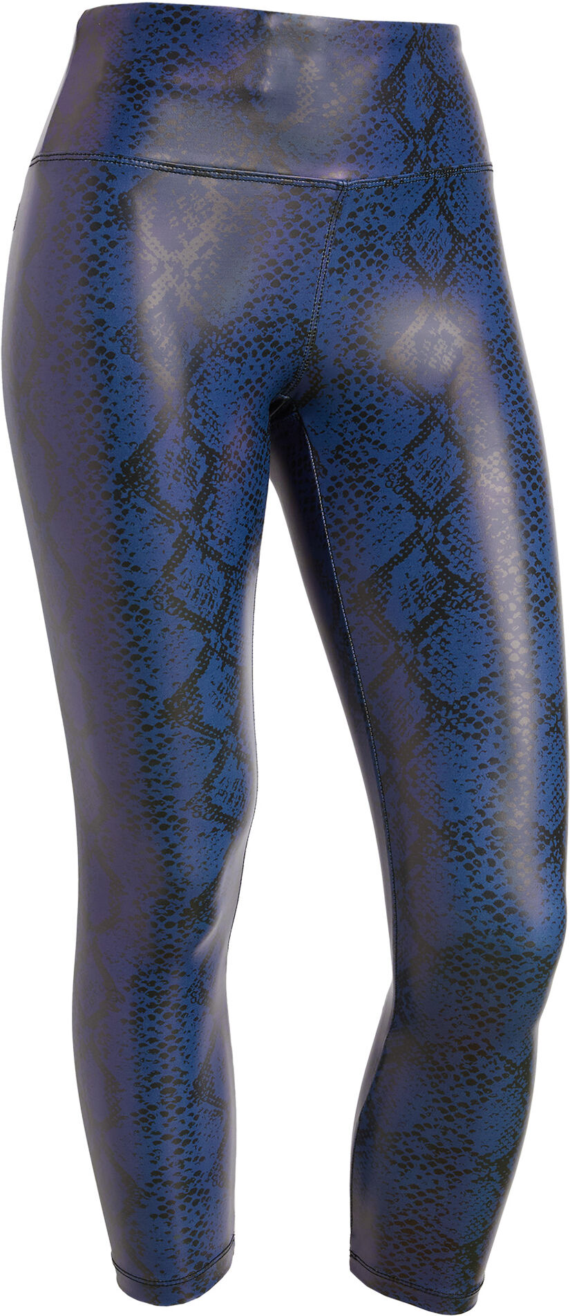 Freddy Leggings vita alta 7/8 in tessuto coated effetto snake Snake Allover Blue Donna Medium