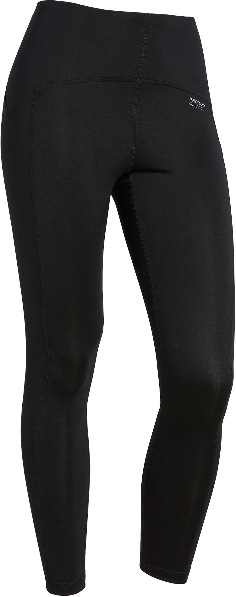 Freddy Leggings Superfit 7/8 vita super alta con tasca laterale Nero Donna Extra Large