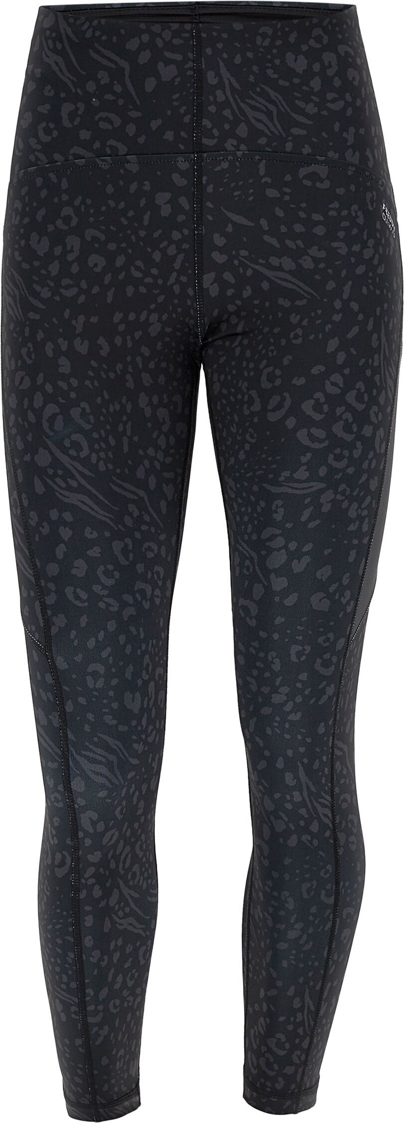 Freddy Leggings SuperFit ecologici traspiranti fantasia all over Black Leopard Animalier Donna Extra Small