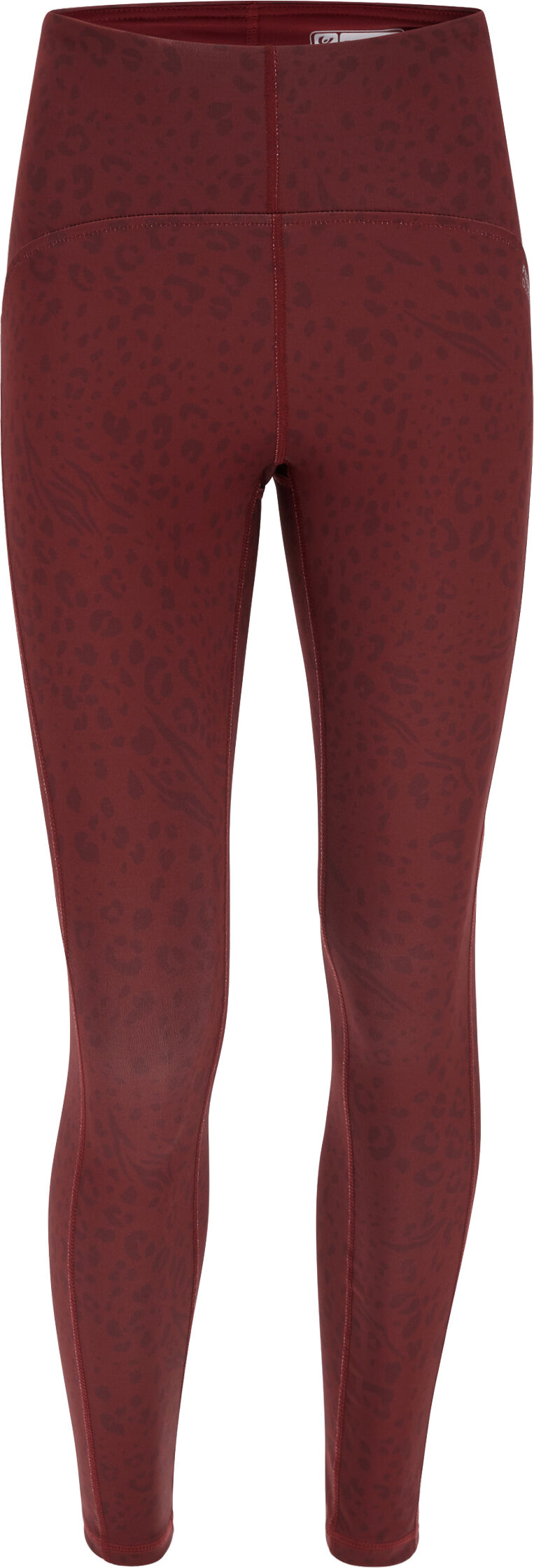 Freddy Leggings SuperFit ecologici traspiranti fantasia all over Bordeaux Leopard Animalier Donna Small