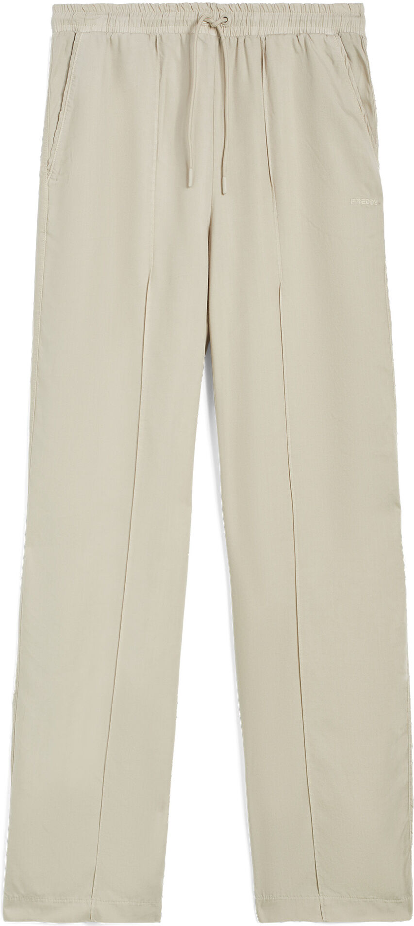 Freddy Pantaloni donna gamba ampia in twill lyocell Canapa Donna Extra Small