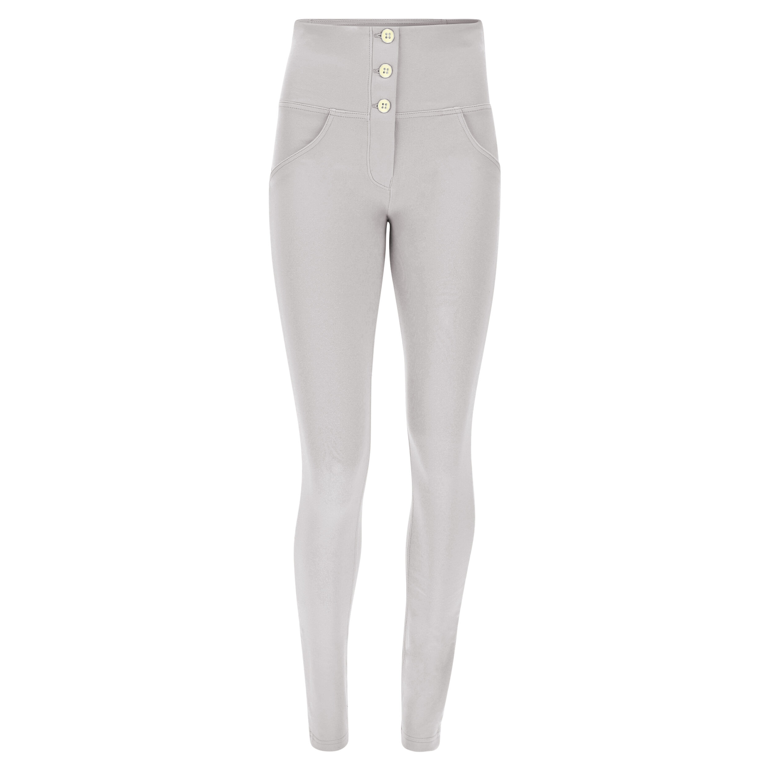 Freddy Pantaloni push up WR.UP® a vita alta in tessuto sostenibile Moonbeam Donna Large