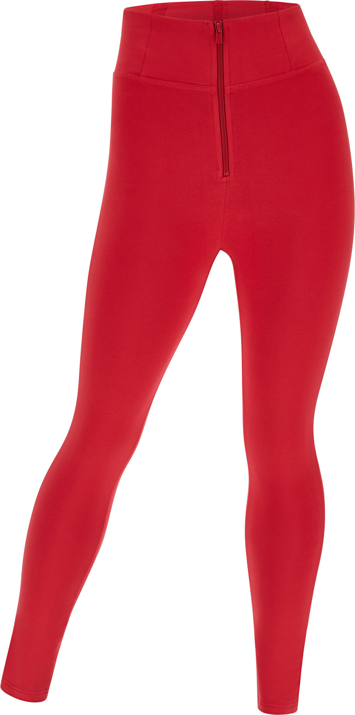 Freddy Pantaloni push up WR.UP® curvy vita alta cotone organico Tango Red Donna Large