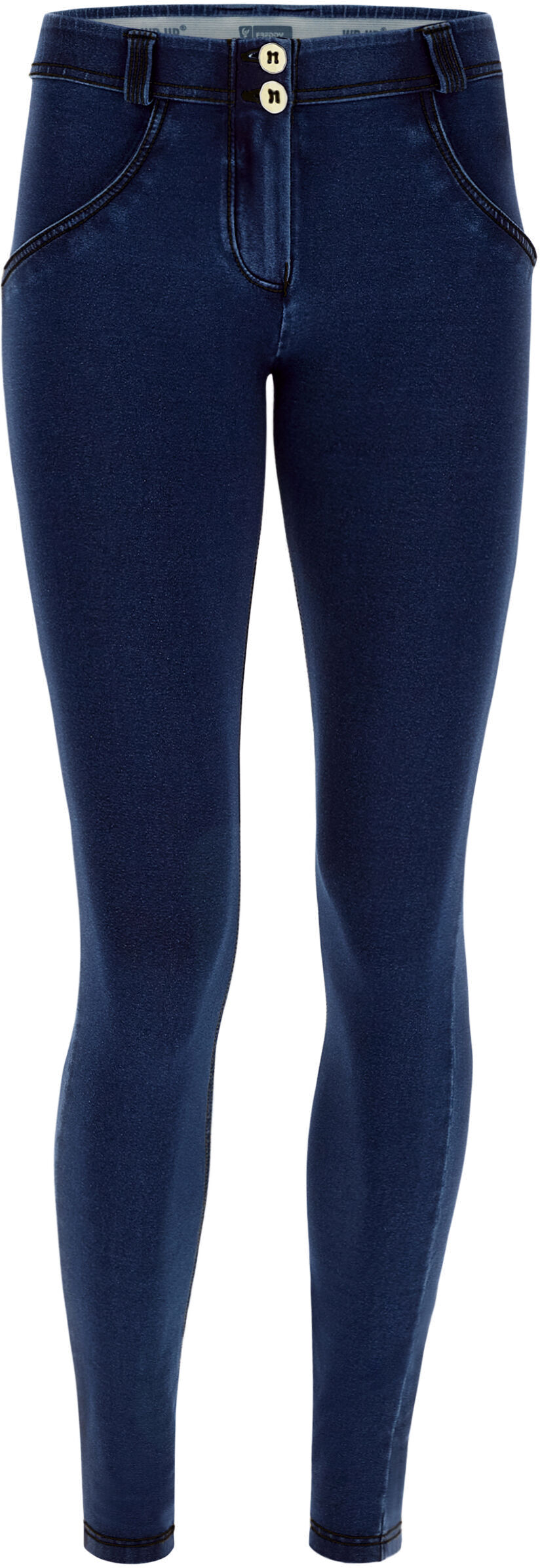 Freddy Jeggings push up WR.UP® vita bassa in jersey organico Dark Jeans-Seams On Tone Donna Medium