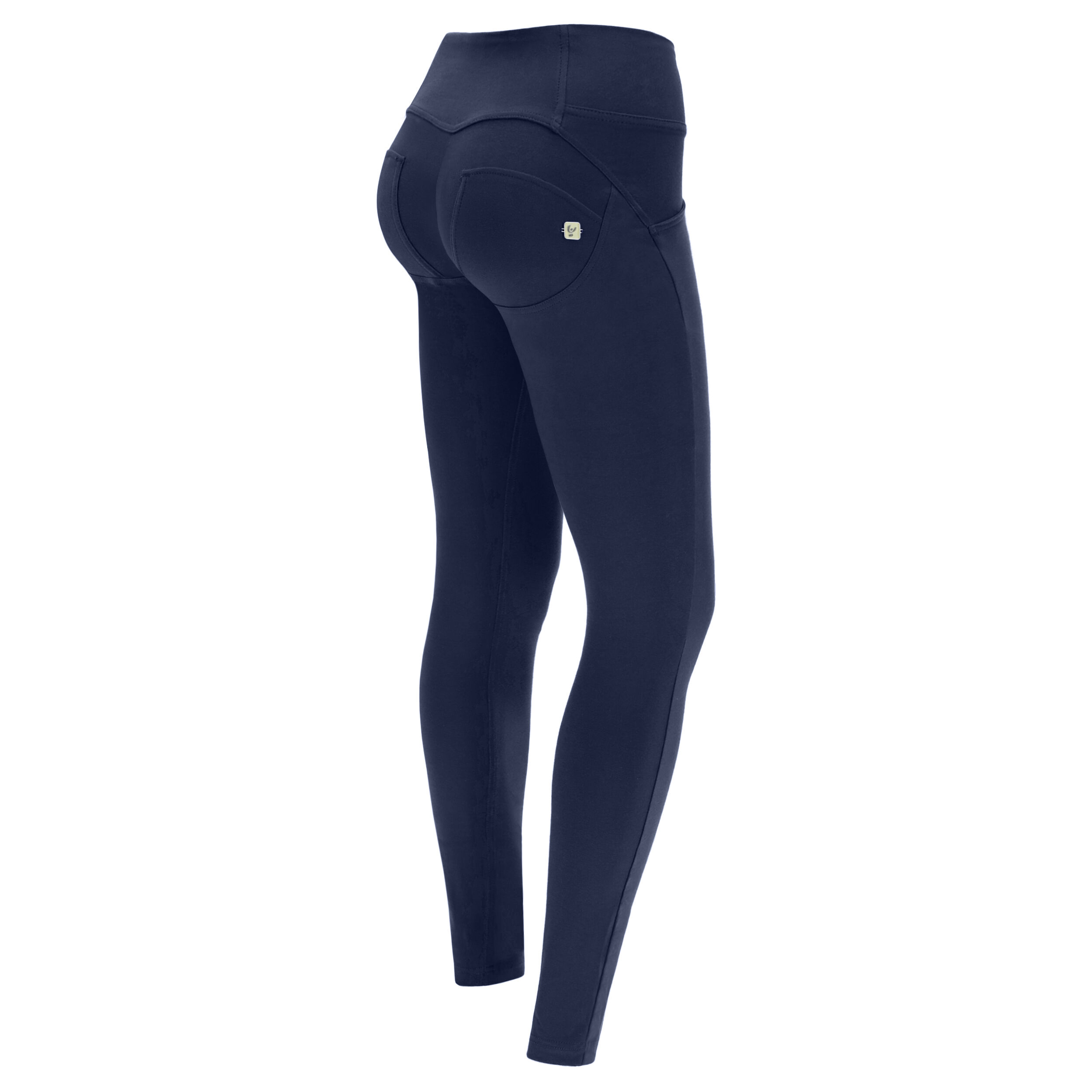 Freddy Pantaloni push up WR.UP® skinny cotone organico vita media Blu Navy Donna Extra Small