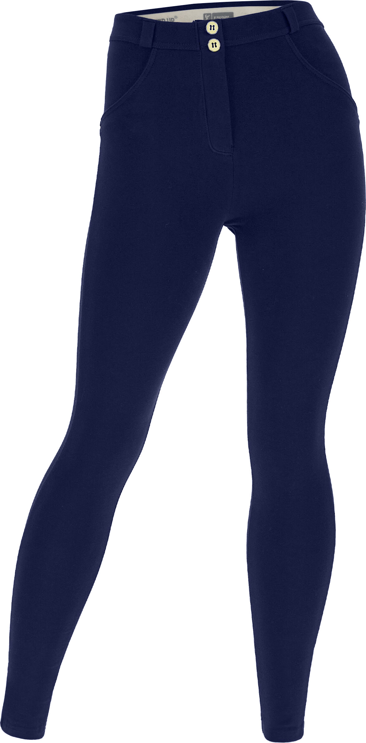 Freddy Pantaloni push up WR.UP® curvy gamba skinny cotone organico Blu Navy Donna Medium