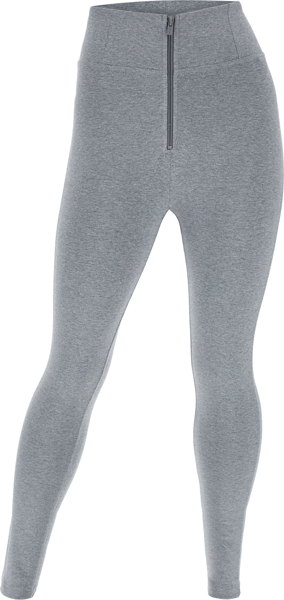 Freddy Pantaloni push up WR.UP® curvy gamba skinny cotone organico Grigio Mélange Donna Small