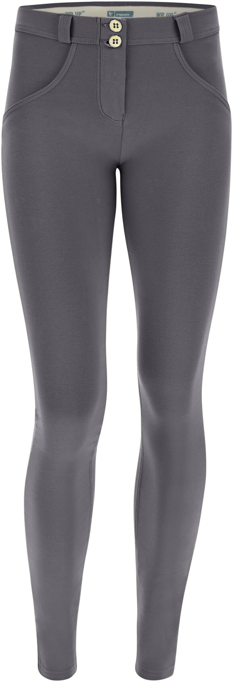 Freddy Pantaloni push up WR.UP® skinny cotone organico vita regular Grigio Fumo Donna Extra Large