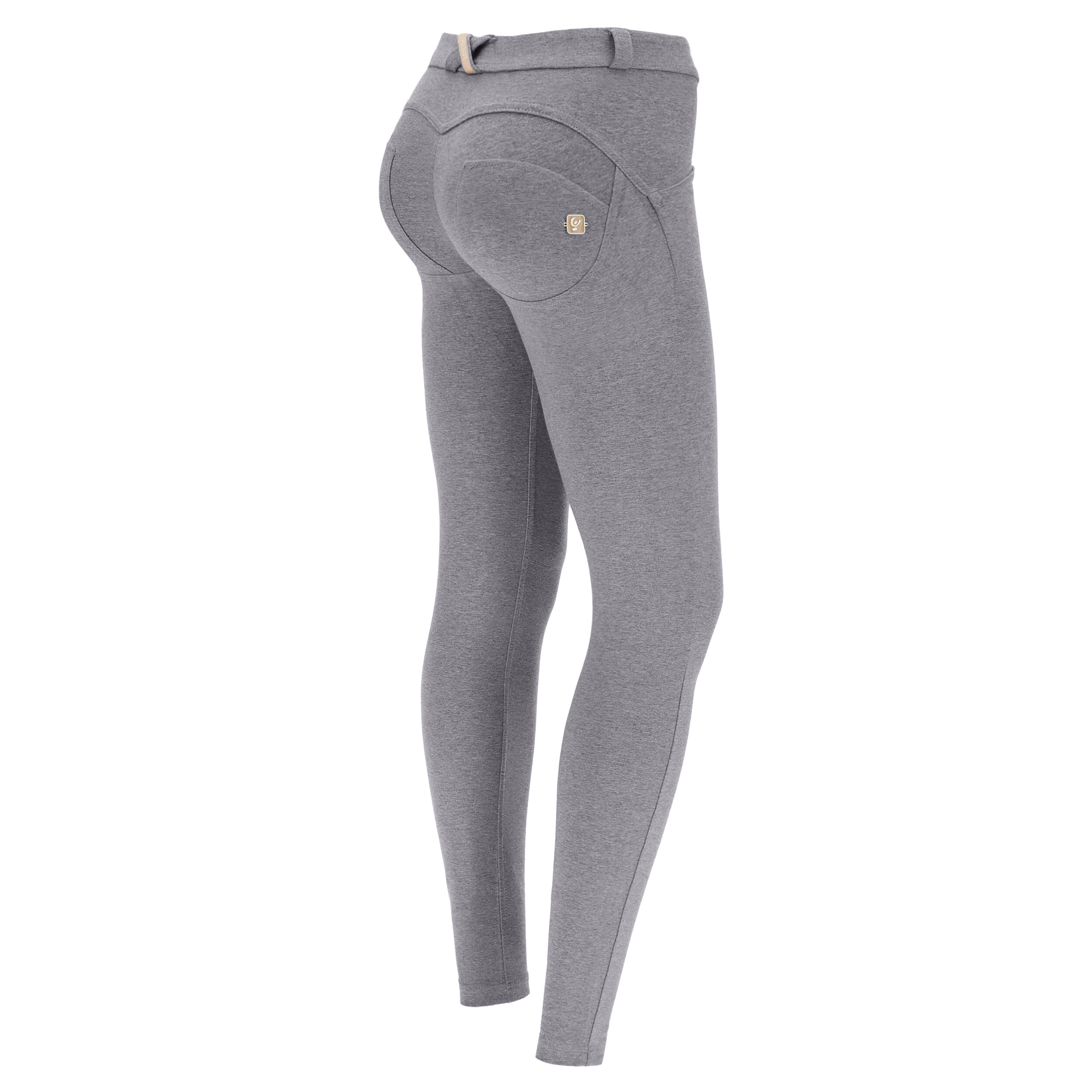 Freddy Pantaloni push up WR.UP® skinny cotone organico vita regular Grigio Mélange Donna Extra Small