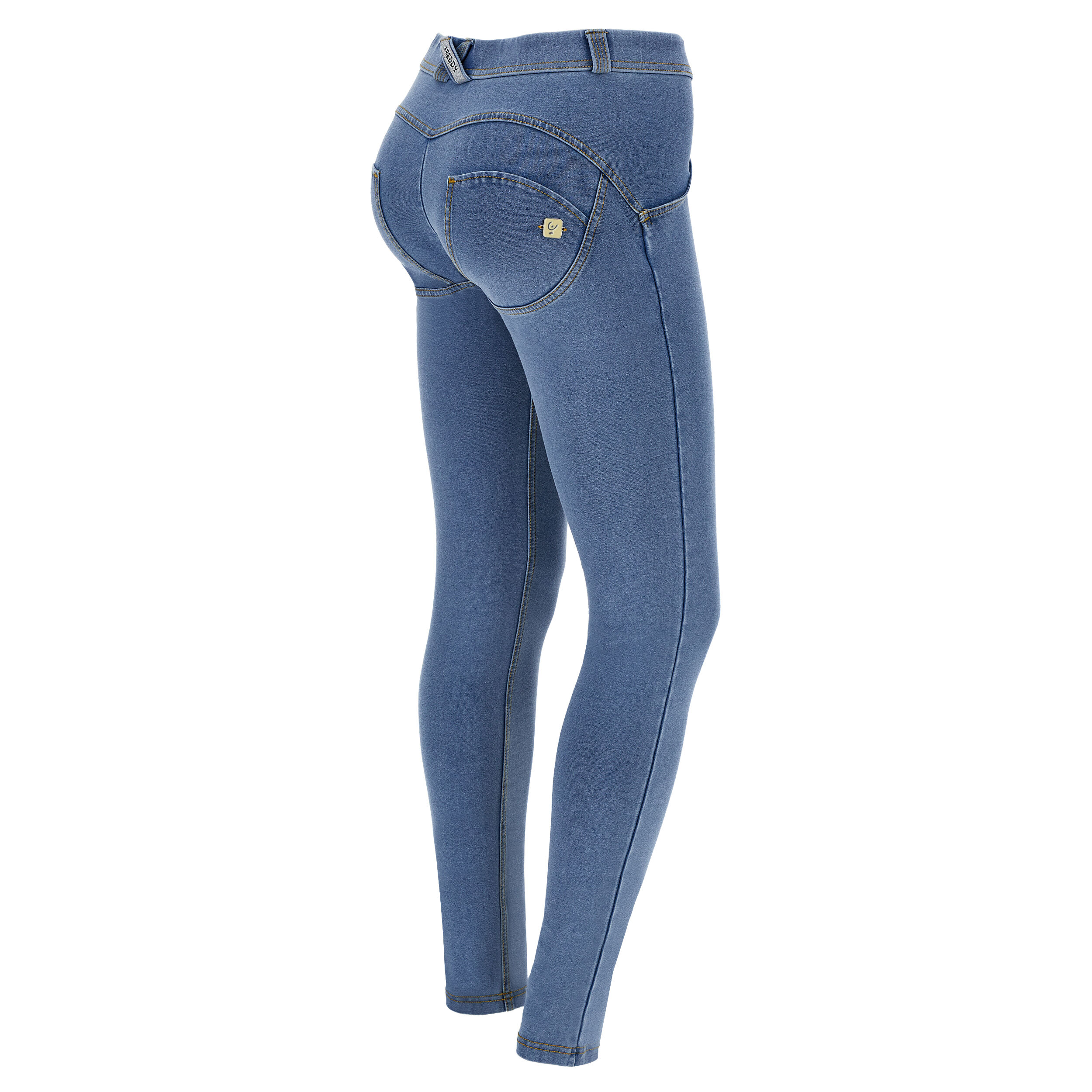Freddy Jeggings push up WR.UP® skinny in cotone organico Clear Jeans-Yellow Seams Donna Xxs